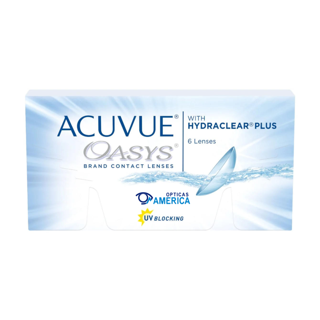 Lentes de contacto Acuve Oasys para Miopía o Hipermetropía