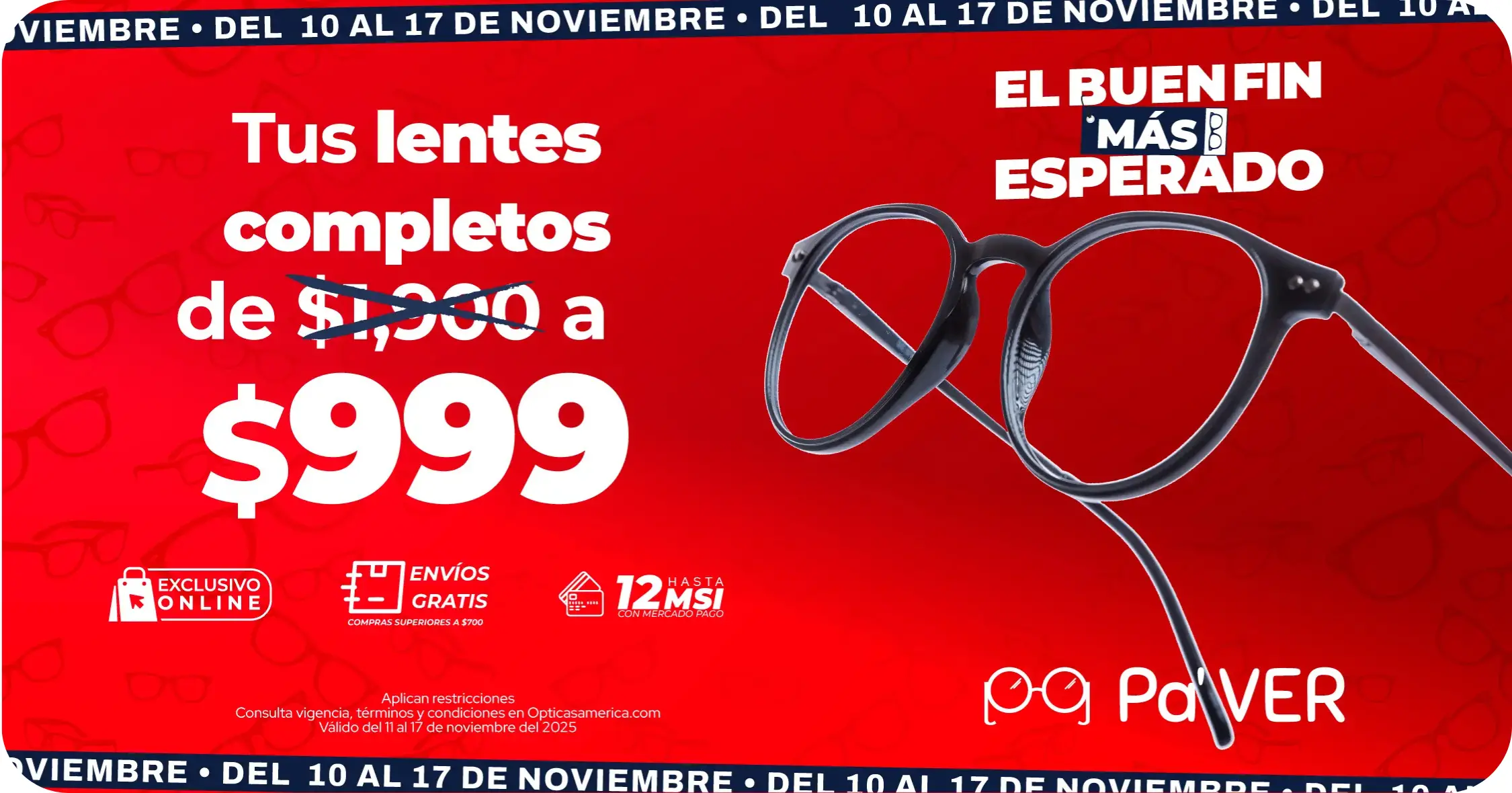 Lentes con graduación incluida