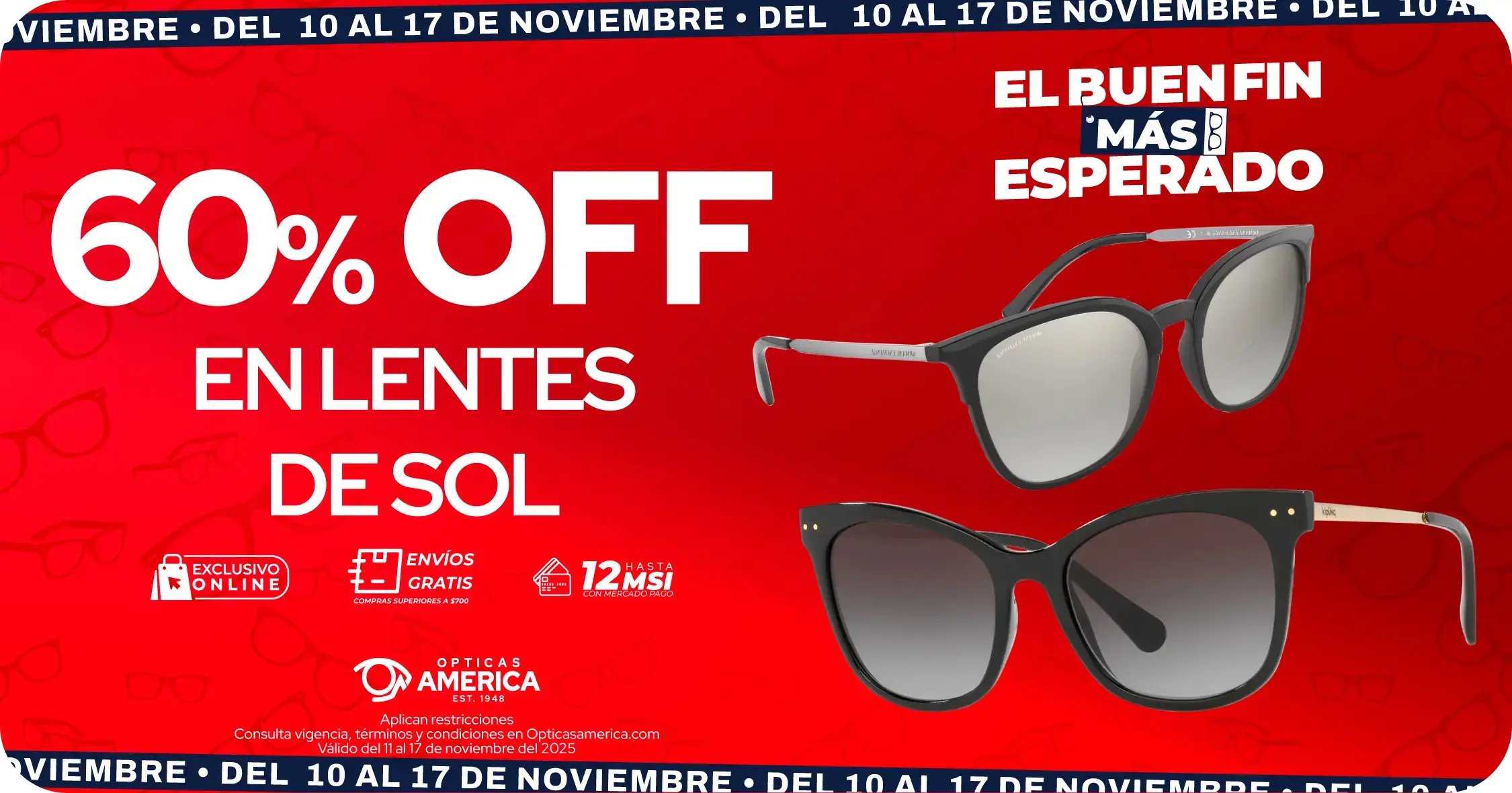 Promocion lentes solares