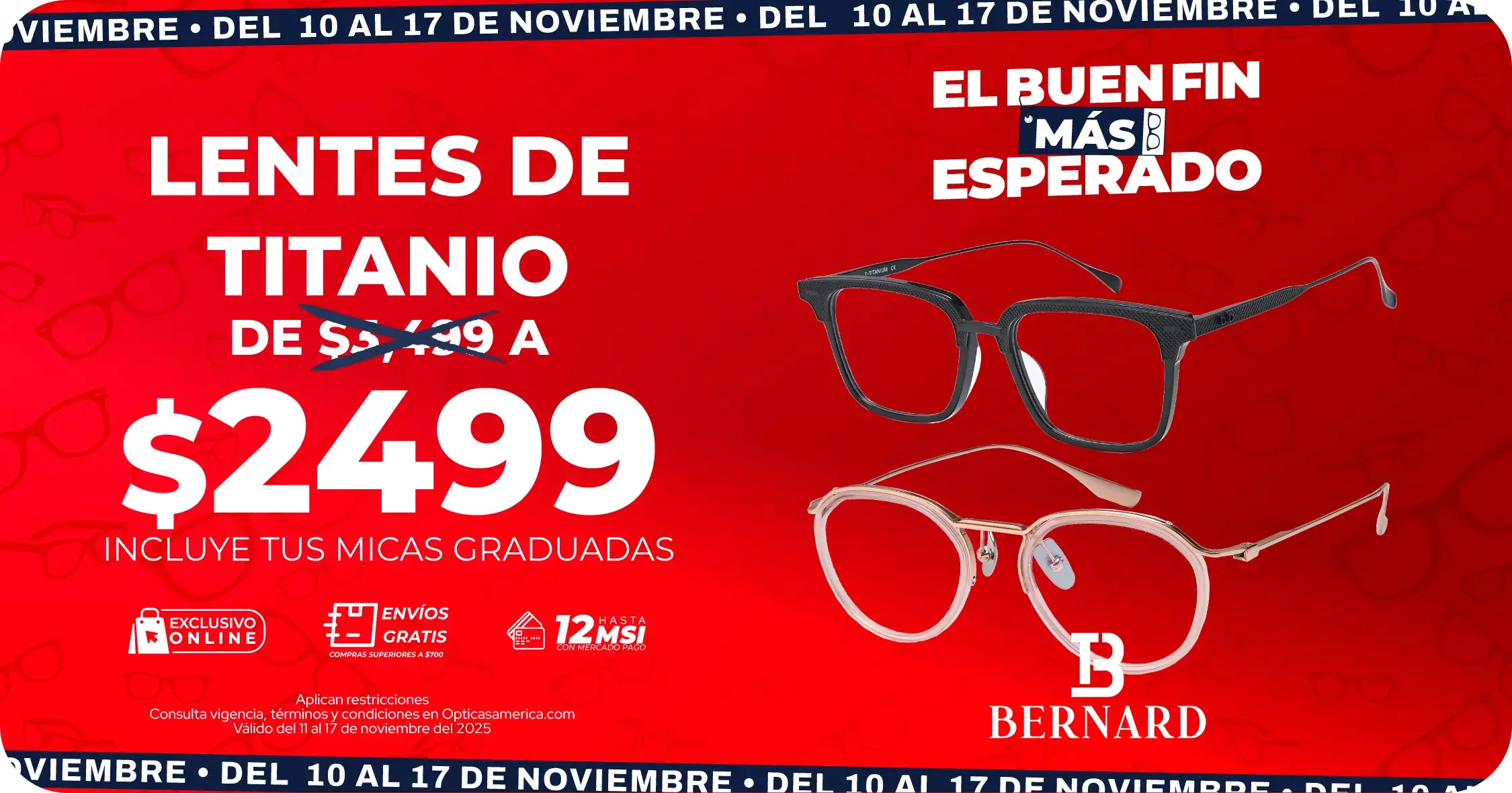 Lentes con graduación incluida