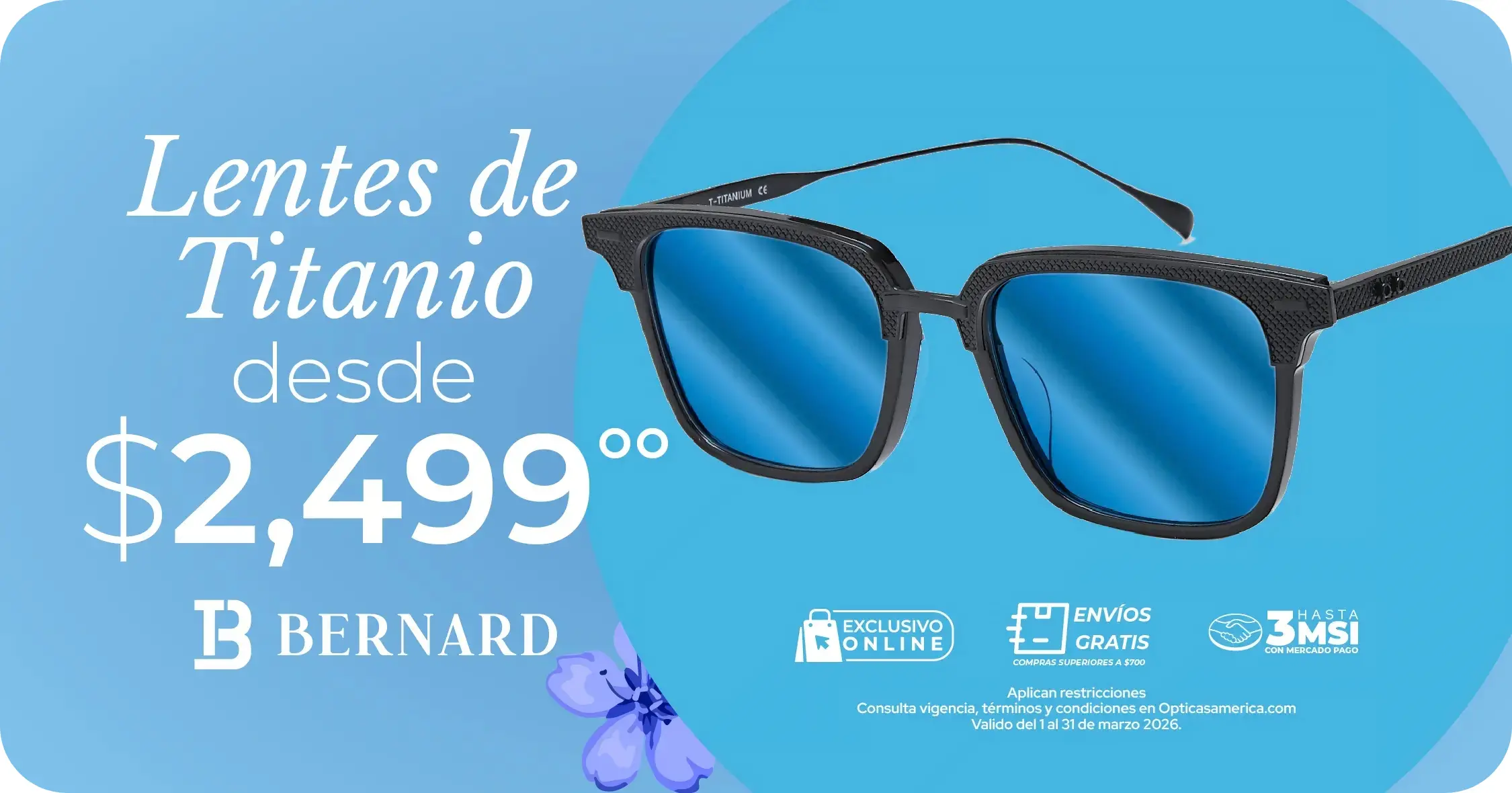 lentes solares de titanio