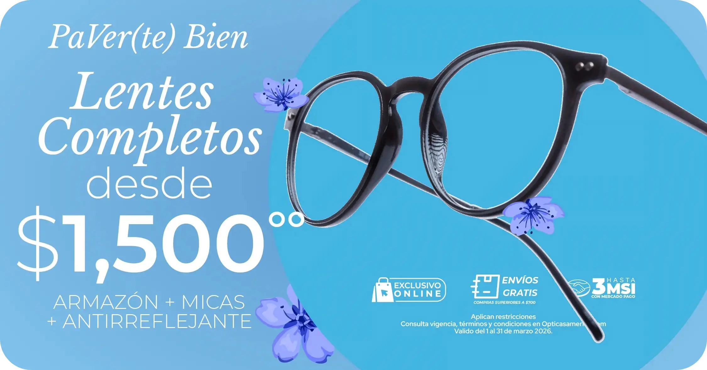 lentes graduados completos