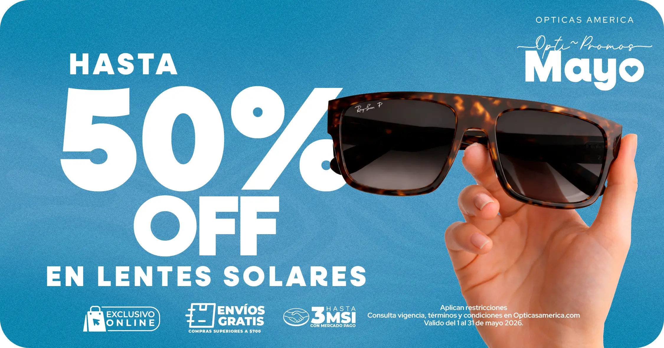 promoción lentes solares