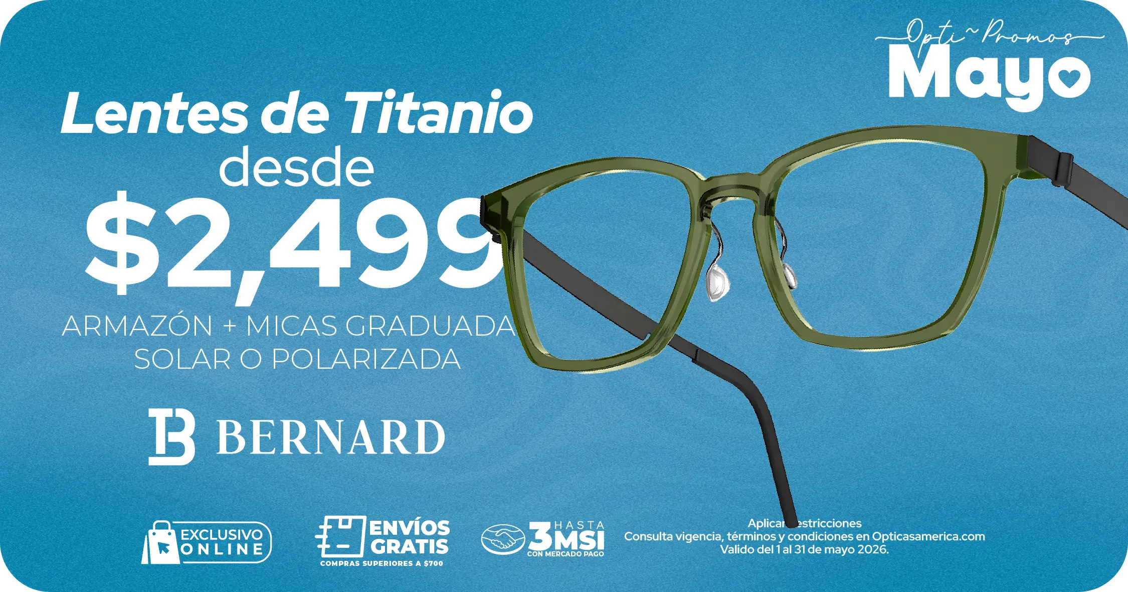 lentes solares de titanio